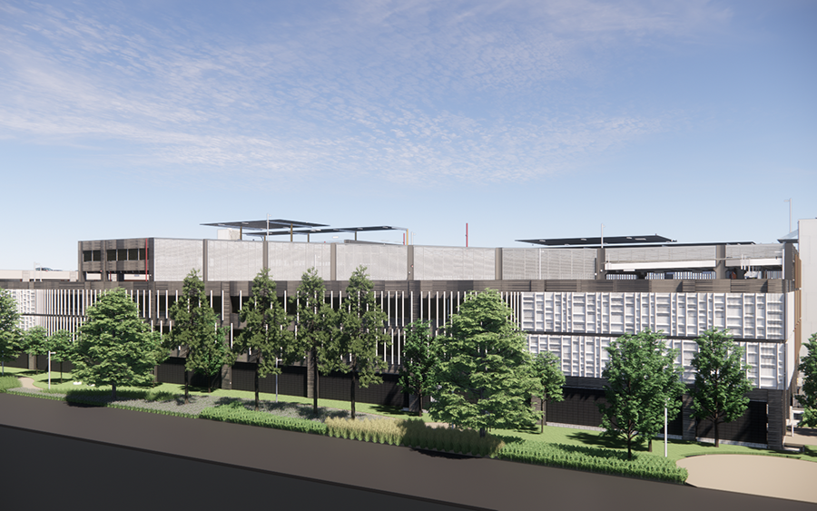 Rendering of Parking Structure 5